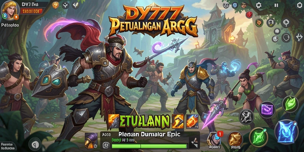 Tampilan gameplay <strong>DY777</strong> yang memukau dengan aksi ARPG yang seru.