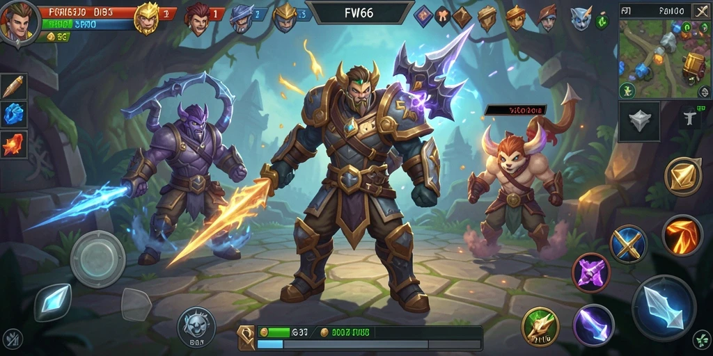 Screenshot FW66 menampilkan aksi seru dalam pertarungan ARPG.