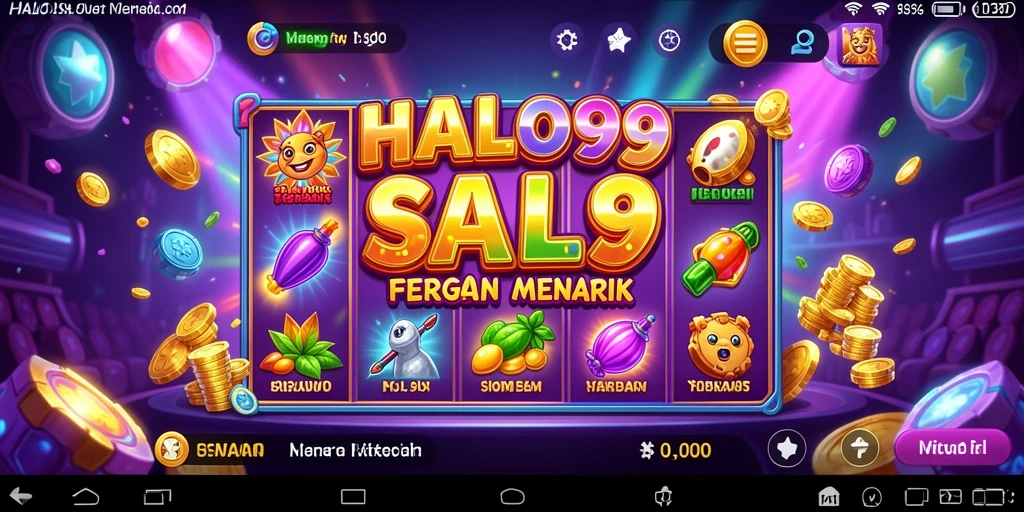 Tampilan gameplay menarik dari HALO99 dengan berbagai mesin Slot.