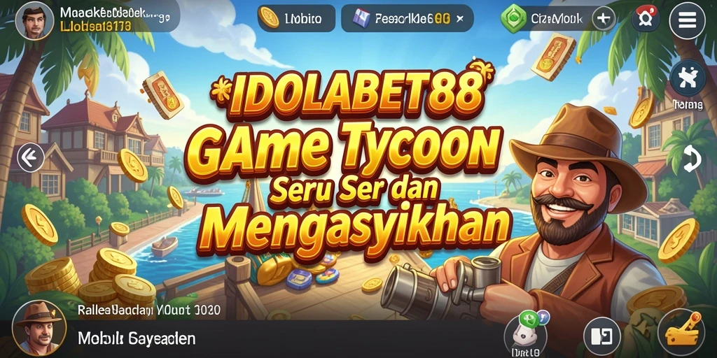 Tampilan gameplay seru dari IDOLABET88 dengan strategi Tycoon yang mendalam.