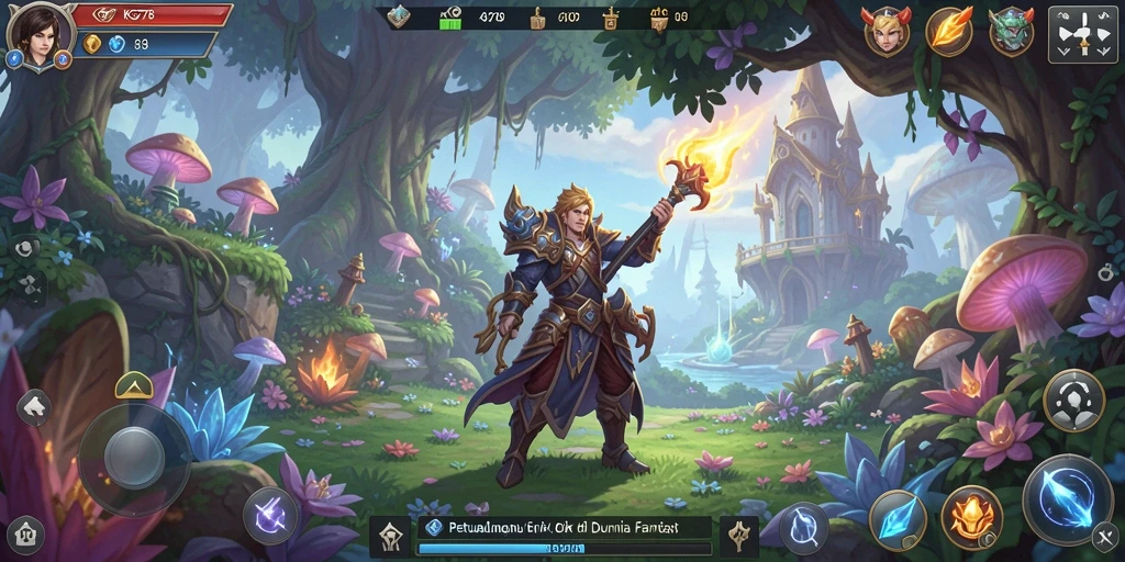 Tampilan gameplay RPG yang menegangkan dan mendebarkan.