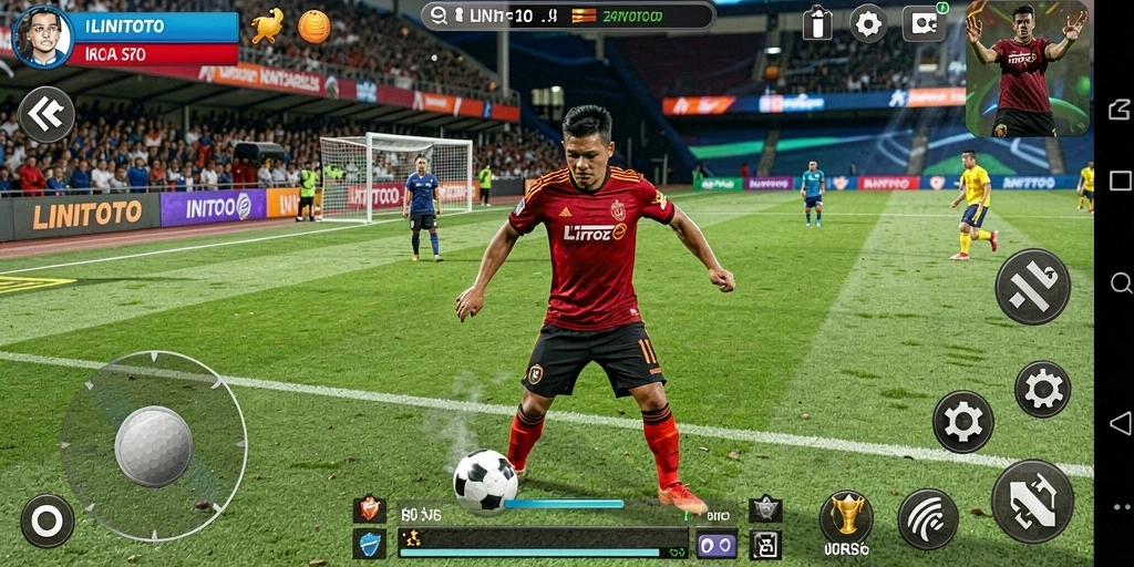 Tampilan gameplay LINITOTO yang dinamis dan seru dalam olahraga.