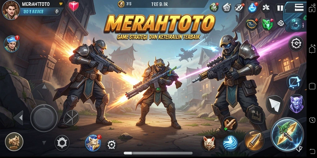 Gameplay seru dalam MERAHTOTO yang menantang dan strategis.