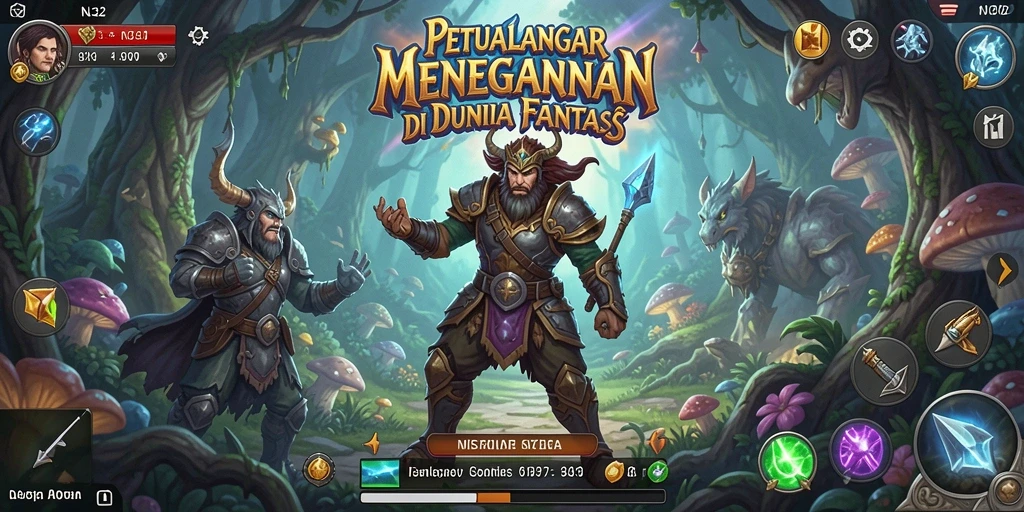 Tangkapan layar gameplay N32 yang menampilkan aksi petualangan seru.