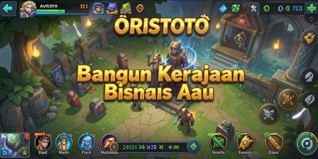 Screenshot utama ORISTOTO menampilkan gameplay Tycoon yang mendebarkan.