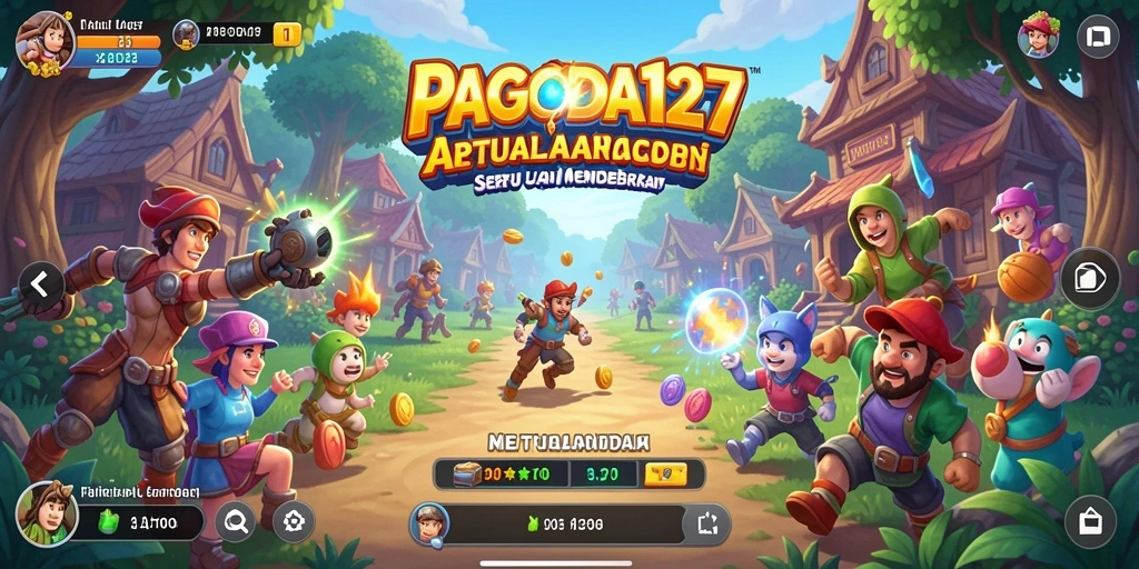 Tampilan gameplay seru dan mendebarkan dari PAGODA127.
