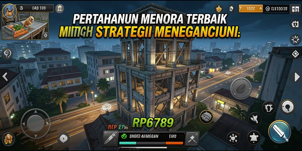 Gameplay menawan di RP6789 dengan pertahanan menara yang intens.
