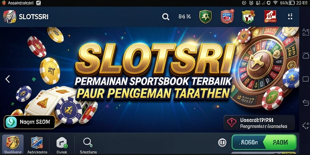Tampilan screenshot utama SLOTSRI menampilkan gameplay taruhan yang seru.