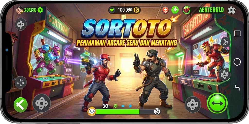 Menampilkan gameplay seru SORTOTO yang penuh tantangan dan interaksi.