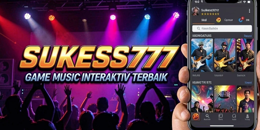Screenshot utama SUKSES777 menunjukkan gameplay seru dan interaktif dalam musik.