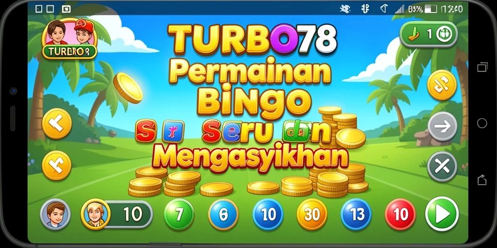 Tangkapan layar utama TURBO78 menunjukkan gameplay Bingo yang menarik dan seru.